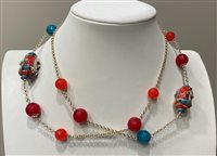 Collana Floriddia Gioielli Donna in Argento COLLANACERAMICA2 - COLLANACERAMICA2